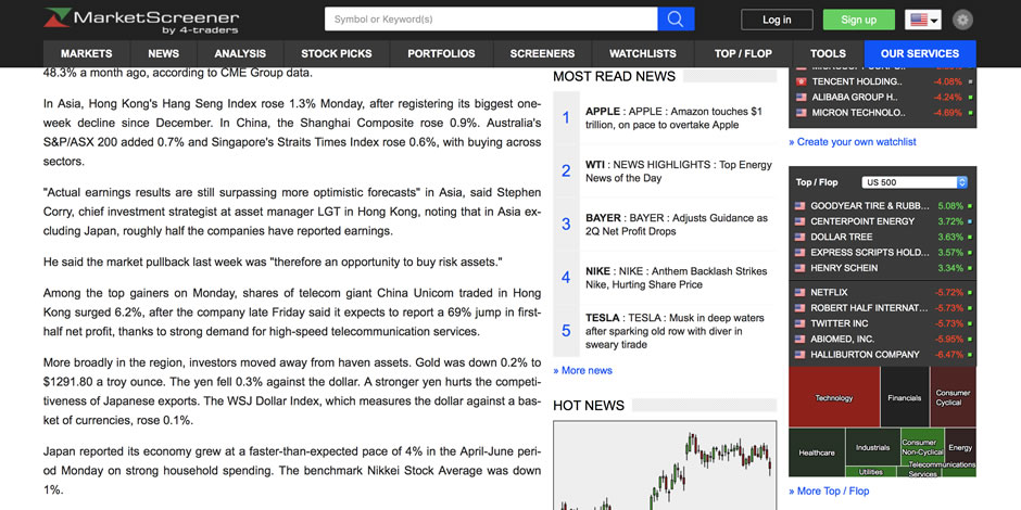 Stephen Corry on Market Screener